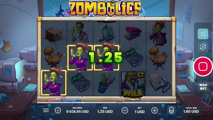 Zombolics slot screenshot 5