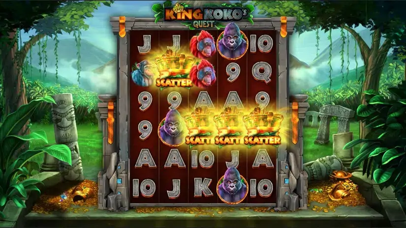 King Koko’s Quest slot screenshot 2