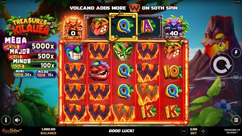 Treasures of Kilauea slot screenshot 3