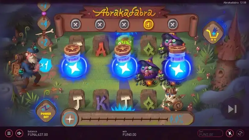 Abrakadabra slot screenshot 2