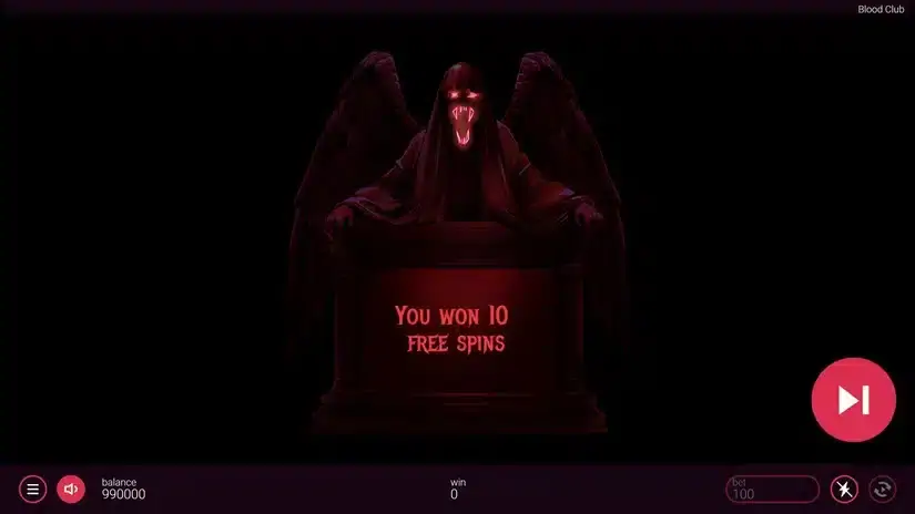 Blood Club slot screenshot 3