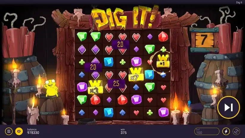 Dig It slot screenshot 