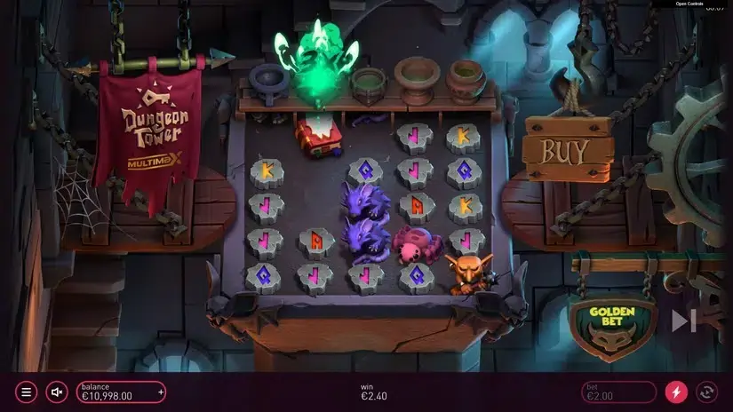 Dungeon Tower slot screenshot 3