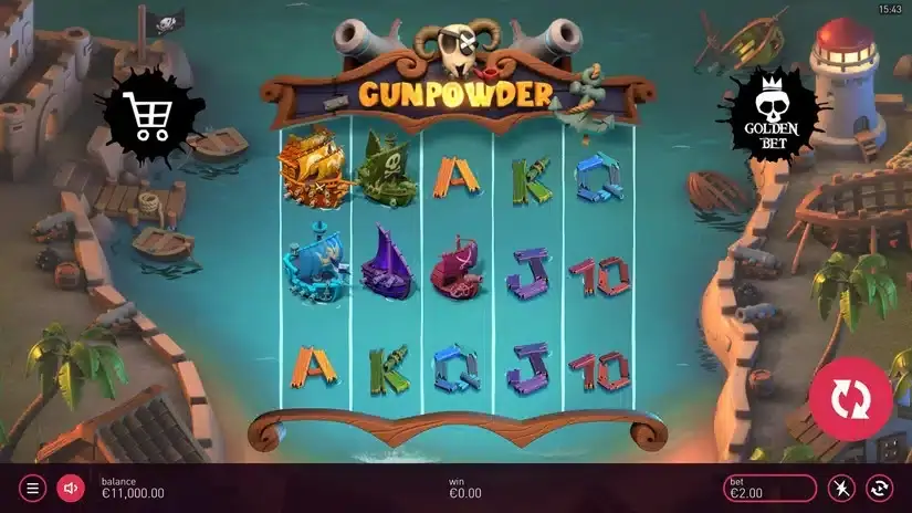 Gunpowder slot screenshot 