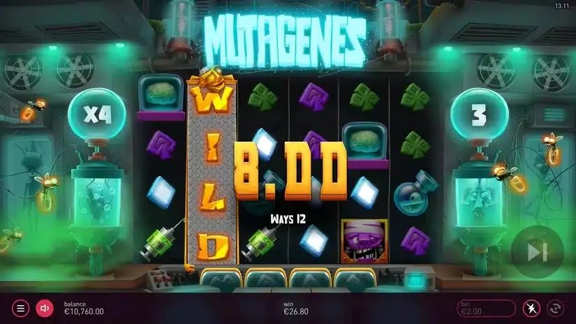 Mutagenes slot screenshot 