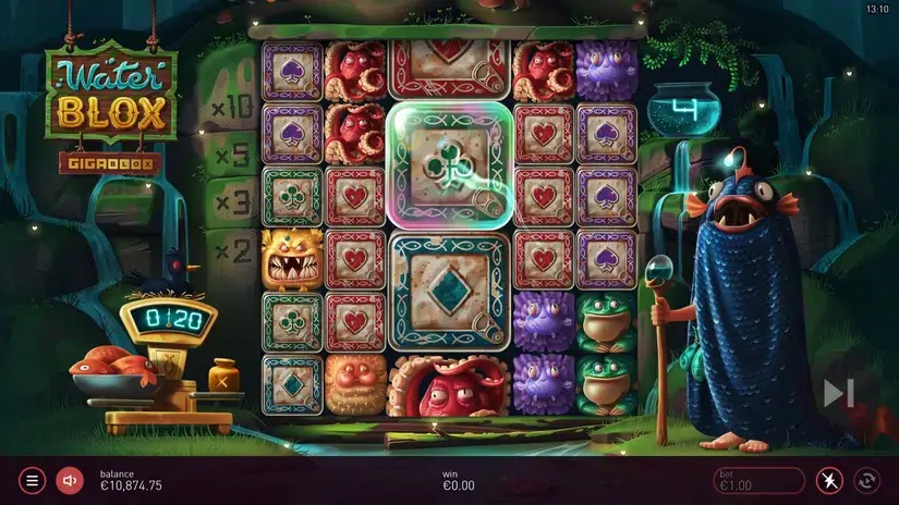 Waterblox Gigablox slot screenshot 5