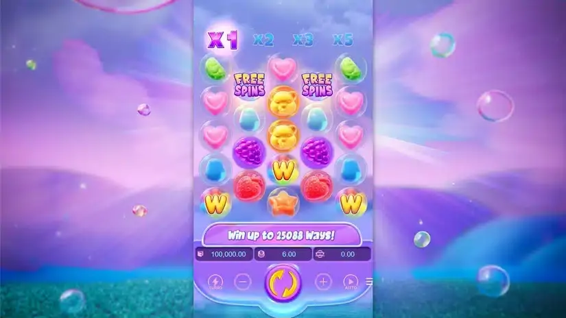 Fruity Candy slot screenshot 