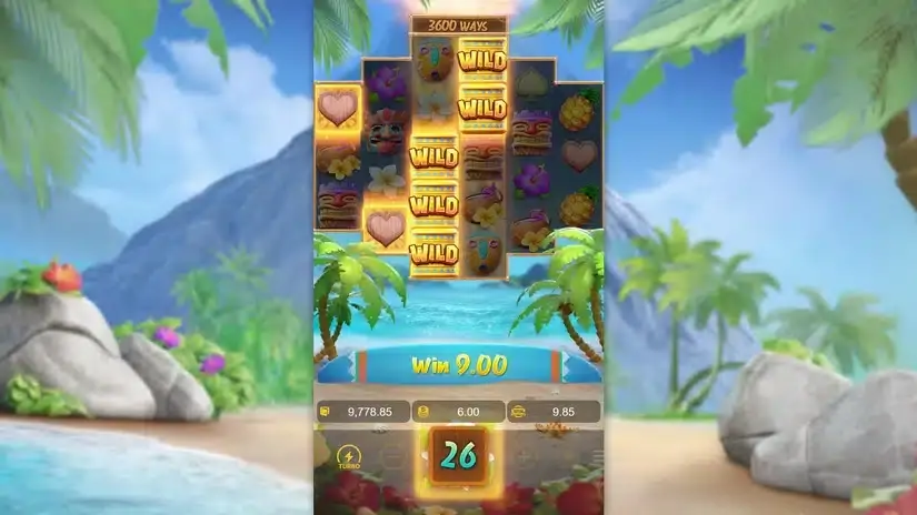 Hawaiian Tiki slot screenshot 4