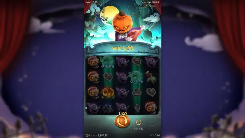 Mr. Hallow-Win slot screenshot 3