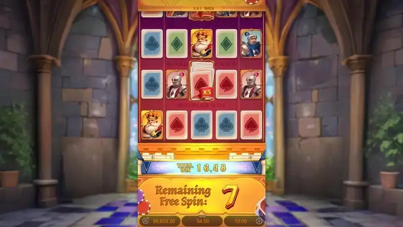Poker Kingdom Win slot screenshot 5