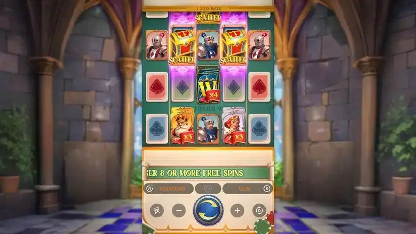 Poker Kingdom Win slot screenshot 1