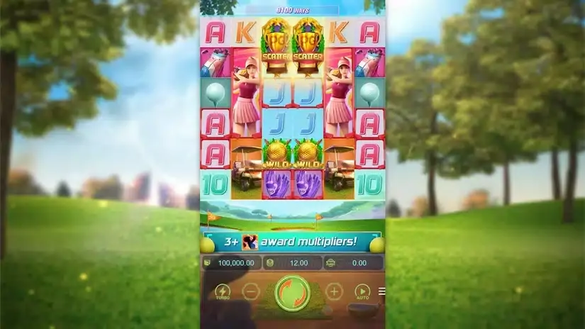 Super Golf Drive slot screenshot 