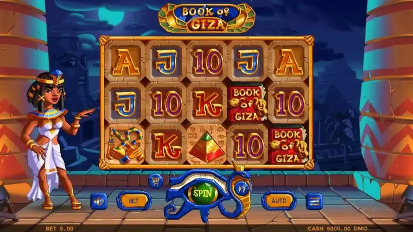 Book of Giza slot screenshot 1