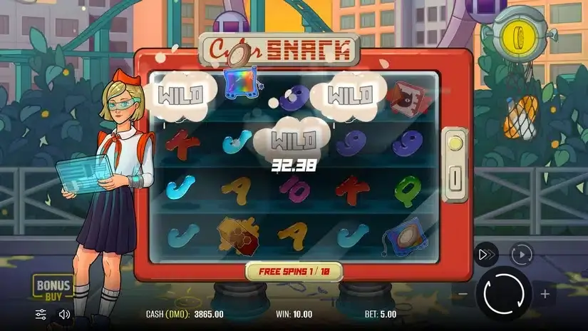 Cyber Snack slot screenshot 3