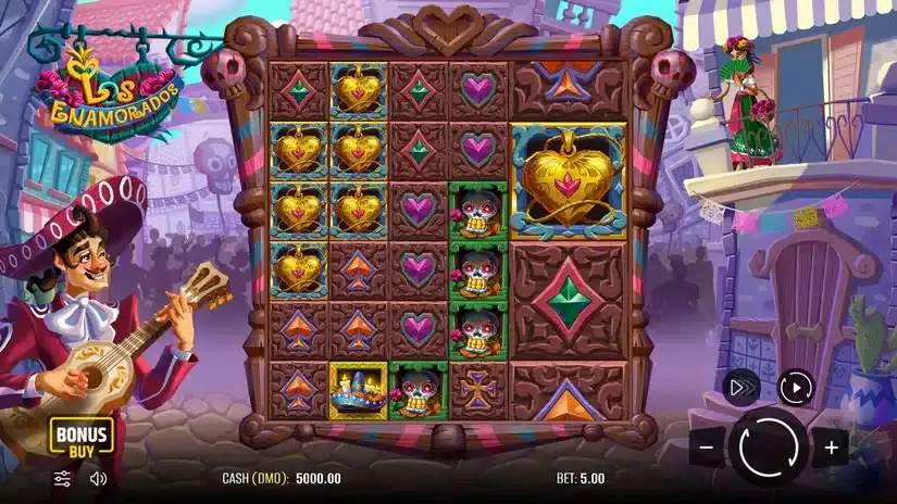 Los Enamorados slot screenshot 1
