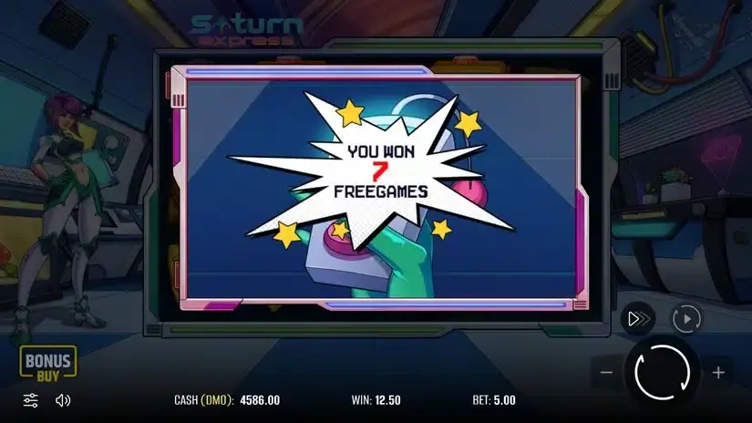 Saturn Express slot screenshot 3