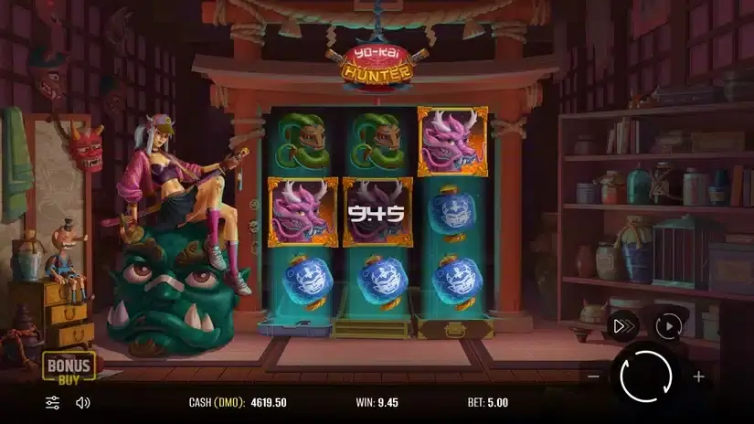 Yokai Hunter slot screenshot 2