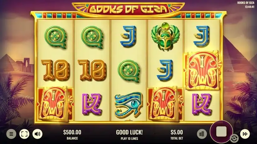 Books of Giza slot screenshot 3
