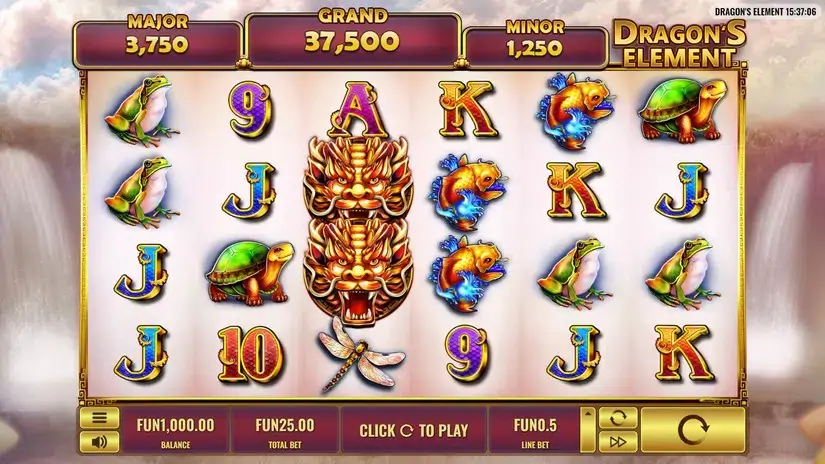 Dragon’s Element slot screenshot 