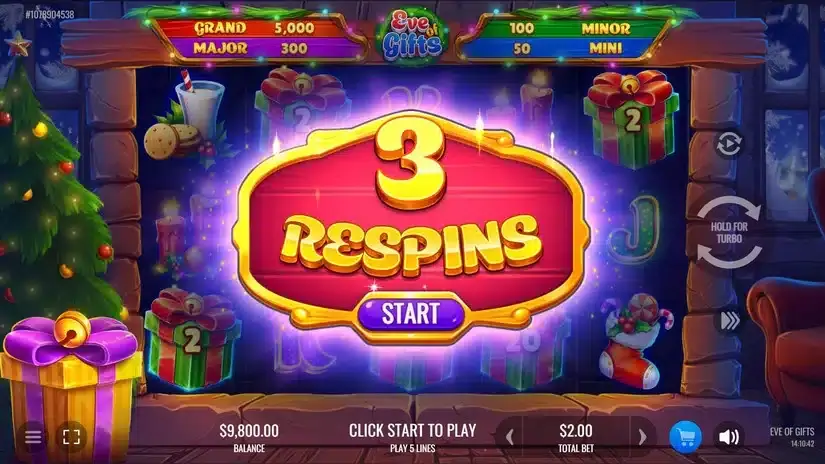Eve of Gifts slot screenshot 3