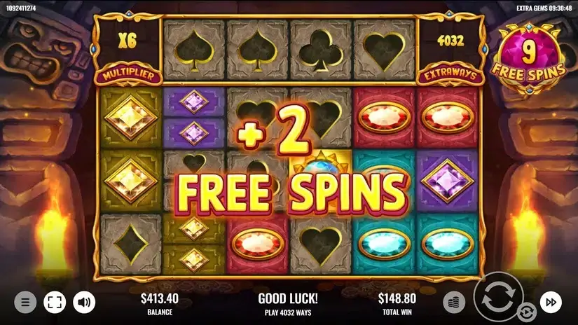 Extra Gems slot screenshot 8