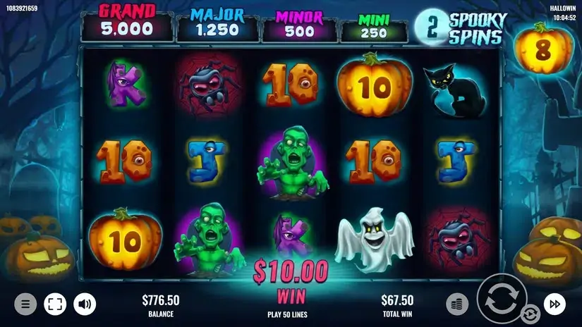 Hallowin slot screenshot 4