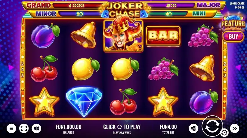 Joker Chase slot screenshot 1