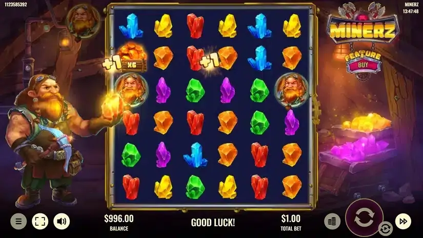 Minerz slot screenshot 2