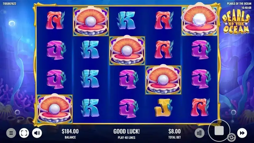 Pearls of the Ocean slot screenshot 3