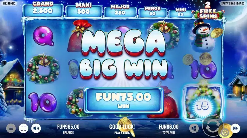 Santa’s Bag slot screenshot 6