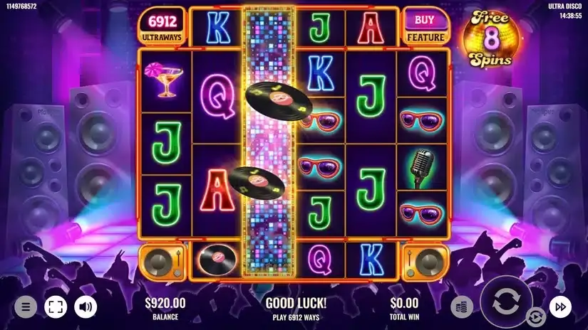 Ultra Disco slot screenshot 4