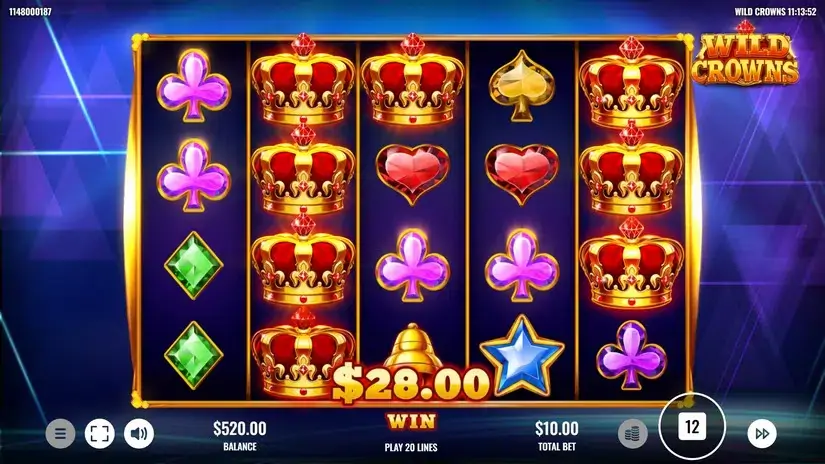 Wild Crowns slot screenshot 5