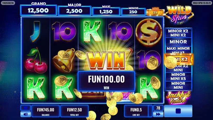 Wild Spin slot screenshot 5