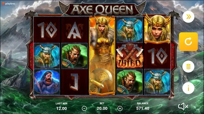 Axe Queen slot screenshot 3