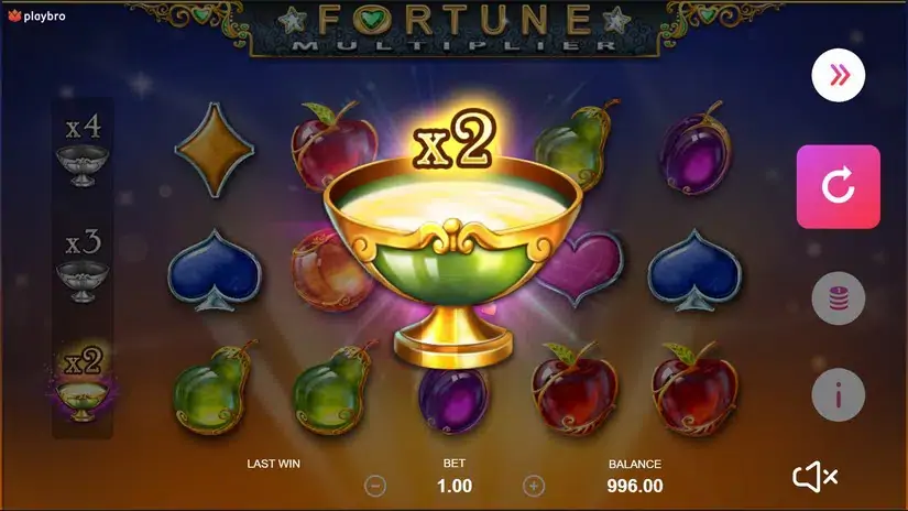 Fortune Multiplier slot screenshot 2