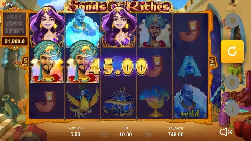 Sands of Riches slot screenshot 3