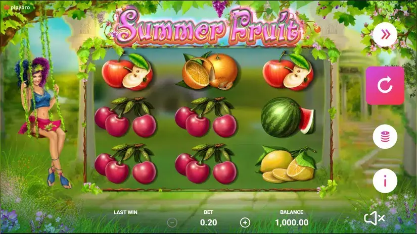 Summer Fruits slot screenshot 1