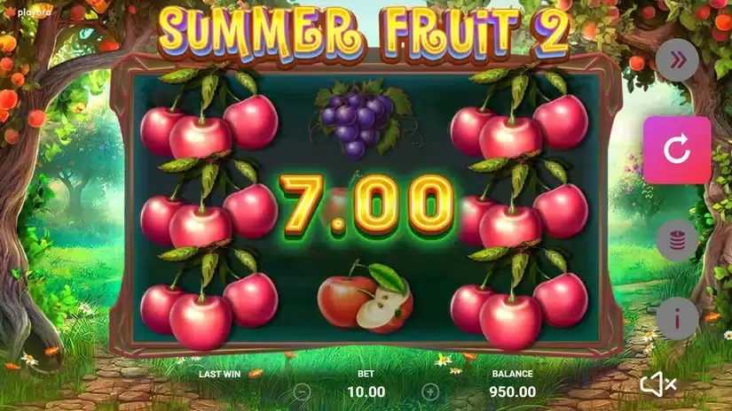 The Summer Fruit 2 slot screenshot 2