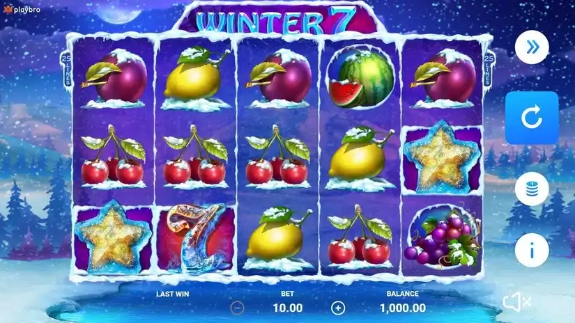 Winter 7 slot screenshot 1