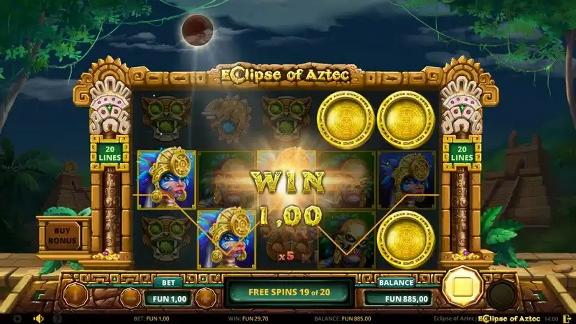 Eclipse of Aztec slot screenshot 4