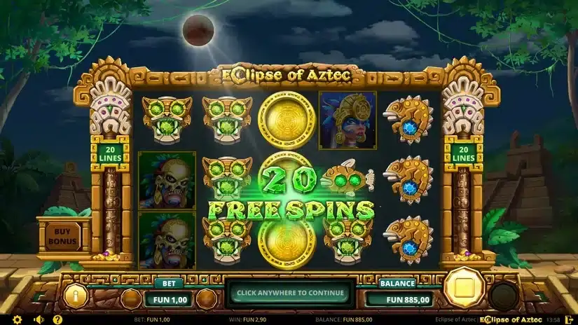 Eclipse of Aztec slot screenshot 2