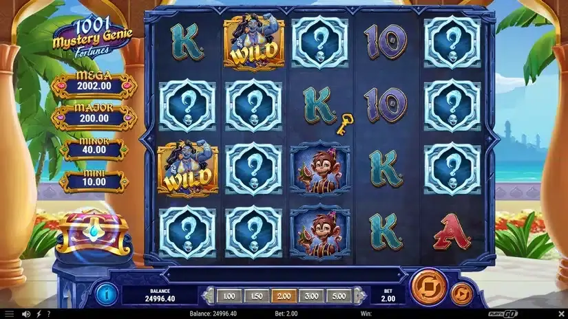 1001 Mystery Genie Fortunes slot screenshot 3