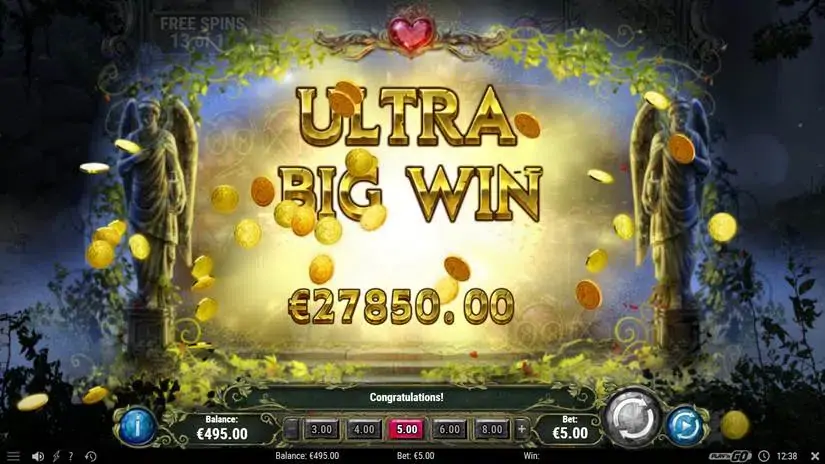 15 Crystal Roses A Tale of Love slot screenshot 6