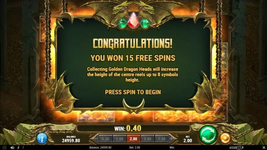 24K Dragon slot screenshot 2