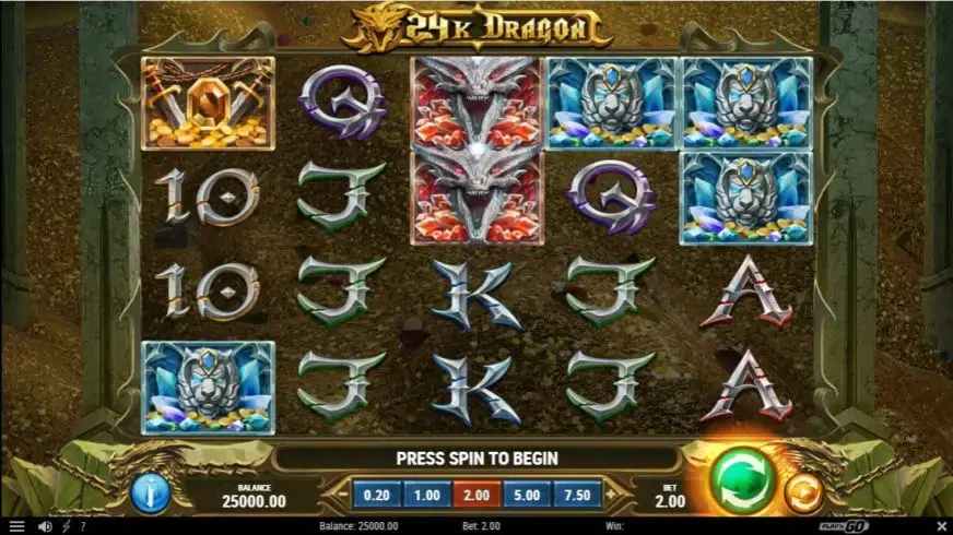 24K Dragon slot screenshot 