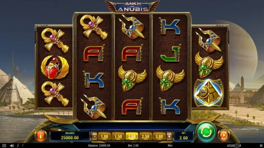 Ankh of Anubis slot screenshot 1