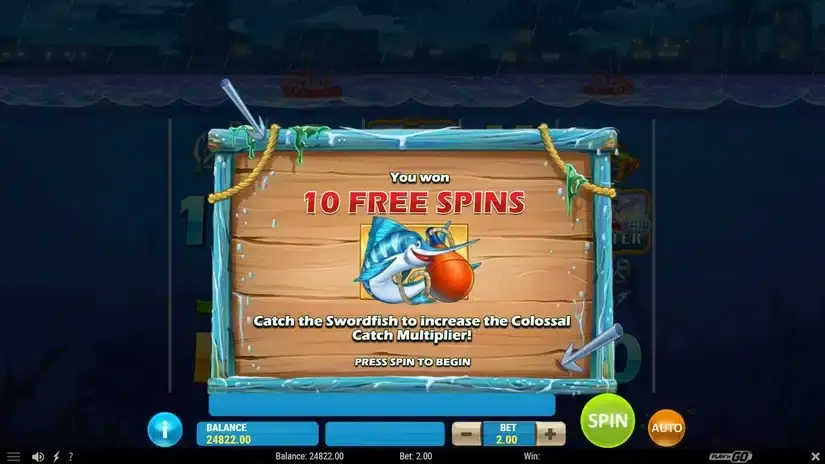 Boat Bonanza Colossal Catch slot screenshot 4
