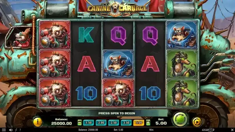 Canine Carnage slot screenshot 
