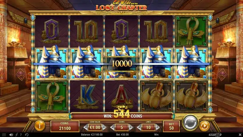 Cat Wilde and the Lost Chapter slot screenshot 4