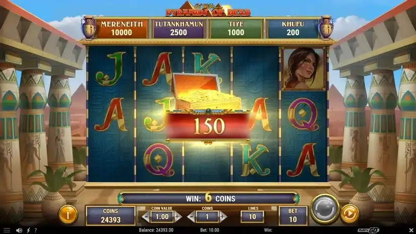 Cat Wilde and the Pyramids of Dead slot screenshot 4